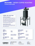 Giesen Coffee Destoner Specsheet