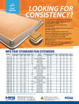 Molded Fiberglass 176223 Full-Size Fiberglass Sheet Pan Extender - Divided  in 24 Sections