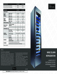 Perlick Single Section Stainless Steel Full Glass Door Wine Refrigerator Brochure / Specsheet Perlick Single Section Stainless Steel Full Glass Door Wine Refrigerator Brochure / Specsheet