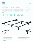 PG Premium Specs Rize Home Bed Frame