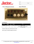 PM-2221 Power Management By Spring USA - August 2012 PM-2221 Power Management By Spring USA - August 2012
