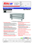 FREEZER CHEF BASE 60"2DRW R290-60X34X22 specsheet FREEZER CHEF BASE 60"2DRW R290-60X34X22 specsheet