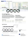Prince Castle 122-032 Egg Ring Spechsheet Prince Castle 122-032 Egg Ring Spechsheet