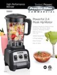 Proctor Silex 55000 High Performance Blender Specsheet Proctor Silex 55000 High Performance Blender Specsheet