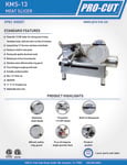ProCut_KMS-13_Meat_Slicer_SpecSheet