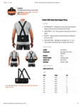 ProFlex 1625 Elastic Back Support Brace Specsheet ProFlex 1625 Elastic Back Support Brace Specsheet