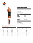 ProFlex 4000 Single Strap Wrist Support specs ProFlex 4000 Single Strap Wrist Support specs