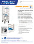 LIFETIME PAN RACK spec sheet