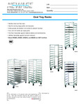 OVAL TRAY RACK 6 SP 10 CAP spec sheet OVAL TRAY RACK 6 SP 10 CAP spec sheet