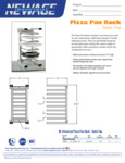 New Age Industrial Pizza Pan Rack Specsheet