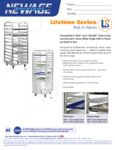 New Age Industrial Sheet Pan Racks Specsheet