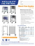 New Age Industrial Sheet Pan Racks Specsheet