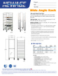 WIDE ANGLE RACK spec sheet