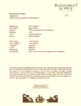 Raspberry Powder Specsheet