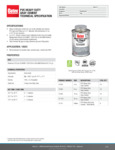 GAL PVC CEMENT HEAVY DUTY GRAY-WIDE MOUTH spec sheet