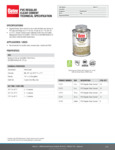 32 OZ PVC REGULAR CLEAR CEMENT spec sheet