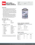 1/2 PT BLOCK THREAD SEALANT spec sheet 1/2 PT BLOCK THREAD SEALANT spec sheet