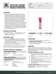 SEALANT PLASTIC MULTI-PURPOSE WATERPROOF 10.1 OZ specsheet