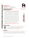10 FL OZ FIRESTOP CAULK spec sheet 10 FL OZ FIRESTOP CAULK spec sheet