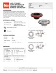 LEVEL-FIT, 3X4 HUB FLANGE, OPEN, PVC, W/SS RING spec sheet LEVEL-FIT, 3X4 HUB FLANGE, OPEN, PVC, W/SS RING spec sheet