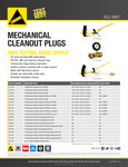 Cherne Mechanical Cleanouts Spec Sheet