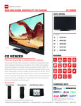 RCA BE Series Specs