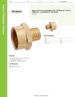 Regency Plumbing & Hardware 600ADPT3834 Specsheet Regency Plumbing & Hardware 600ADPT3834 Specsheet