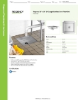 Regency Plumbing & Hardware 600FS1818SS Specsheet