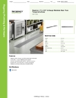 Regency Plumbing & Hardware 600FT12120SS Specsheet