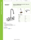 Regency Plumbing & Hardware 600FW44G12 Specsheet Regency Plumbing & Hardware 600FW44G12 Specsheet