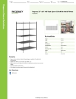 Regency Space Solutions 460B3060K85 Specsheet Regency Space Solutions 460B3060K85 Specsheet