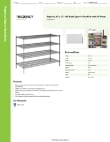 Regency Space Solutions 460B3072K54 Specsheet