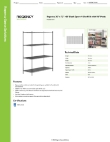 Regency Space Solutions 460B3072K94 Specsheet Regency Space Solutions 460B3072K94 Specsheet