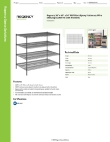 Regency Space Solutions 460B3660K54 Specsheet