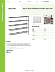 Regency Space Solutions 460EB1460K55 Specsheet