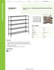 Regency Space Solutions 460EB1872K65 Specsheet