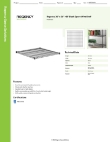 Regency Space Solutions 460EB3636 Specsheet