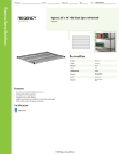 Regency Space Solutions 460EB3648 Specsheet