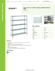 Regency Space Solutions 460EG1872K85 Specsheet