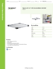 Regency Space Solutions 460SG2124 Specsheet