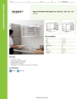 Regency Space Solutions 600PRWM63 Specsheet