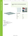 Regency Space Solutions 460EG3636 Specsheet