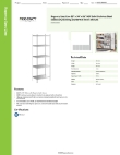 Regency Space Solutions 460SS1830K85 Specsheet Regency Space Solutions 460SS1830K85 Specsheet