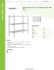 Regency Space Solutions 460SW1436K33 Specsheet