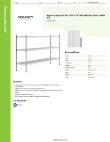 Regency Space Solutions 460SW1460K33 Specsheet