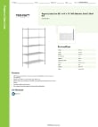 Regency Space Solutions 460SW1848K75 Specsheet