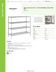Regency Space Solutions 460SW2472K64 Specsheet