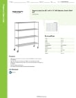 Regency Space Solutions 460SW1860KTC Specsheet