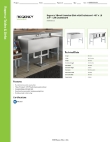 Regency Tables & Sinks 600B3101413L Specsheet
