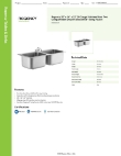 Regency Tables & Sinks 600D22016R Specsheet Regency Tables & Sinks 600D22016R Specsheet